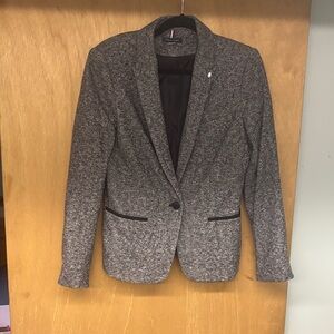 Tommy Hilfiger Charcoal Knit Blazer